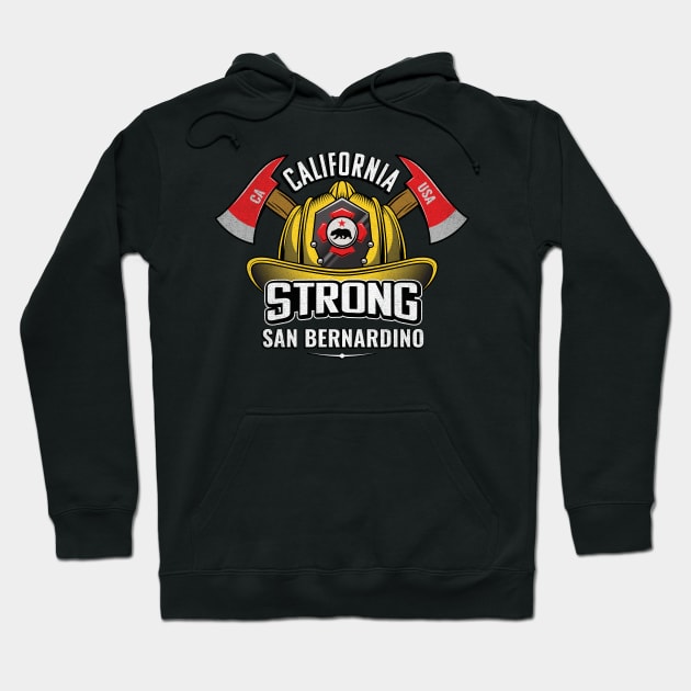 California Strong: Butte, California Fires. Rebuild & Recover Hoodie by spacedust